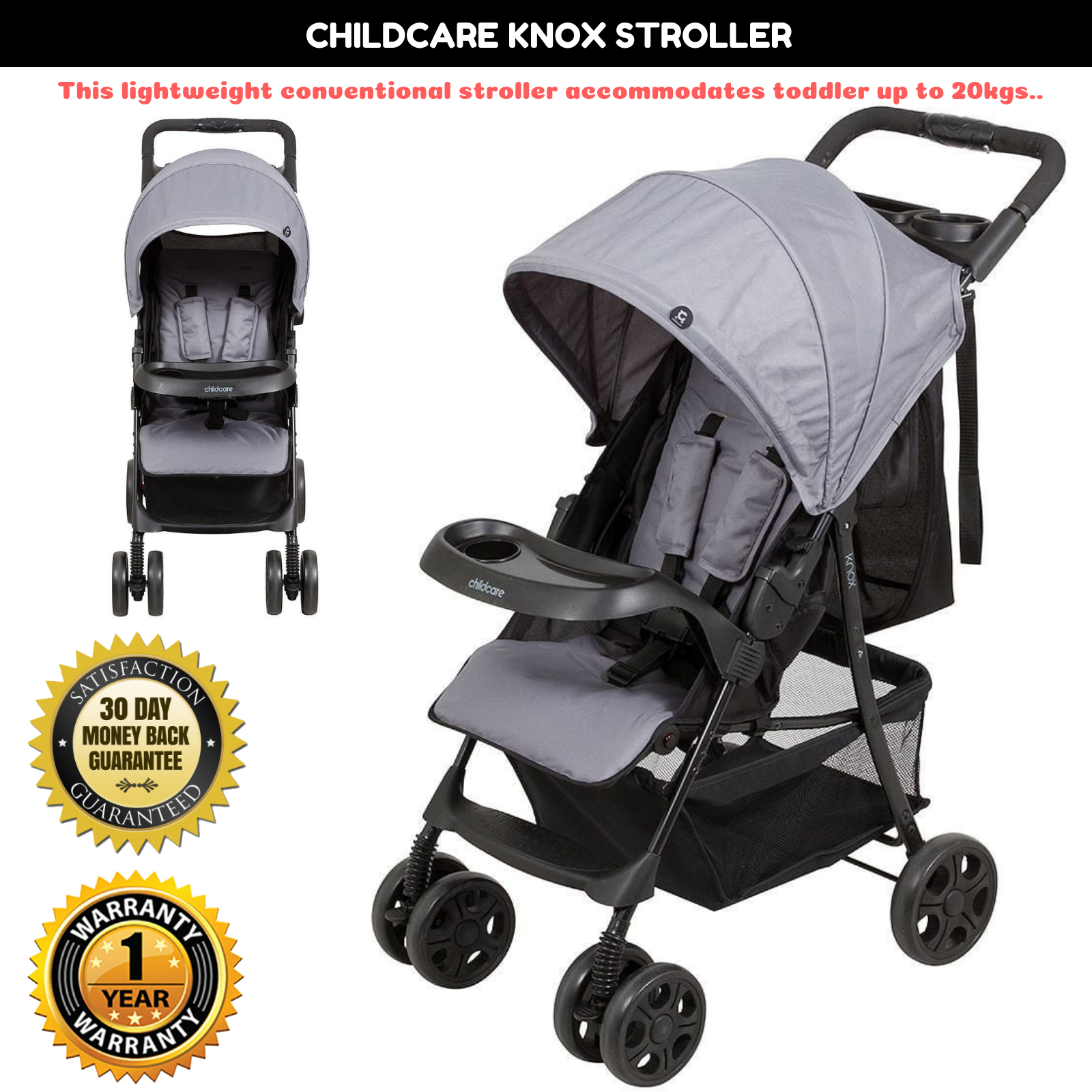 childcare knox stroller