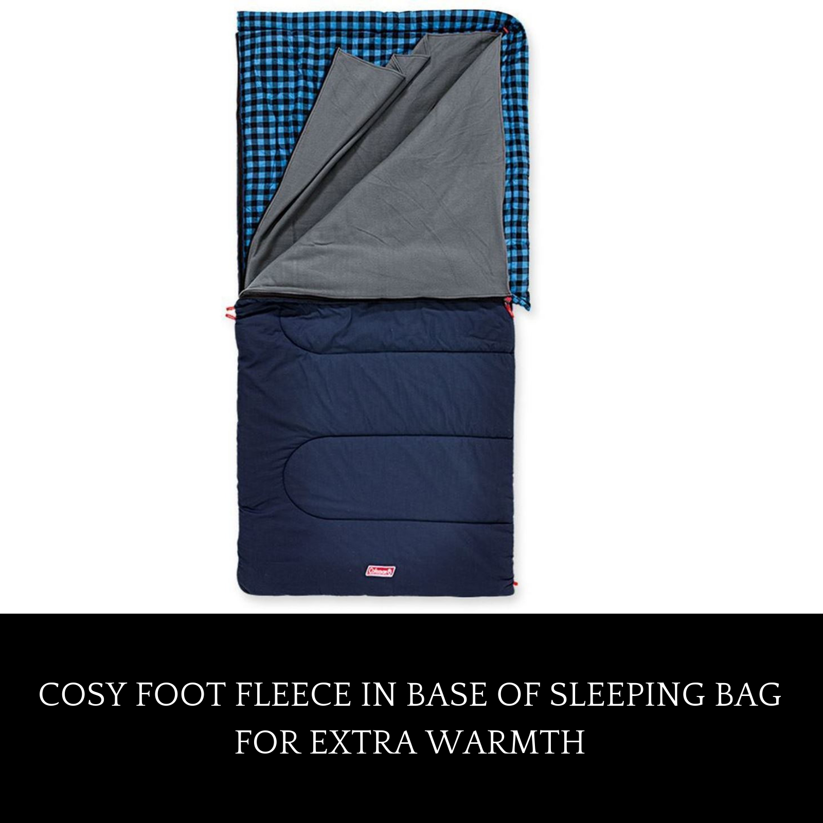 Coleman Sleeping Bag Camping Hiking King Sized Compression Sack Pilbara