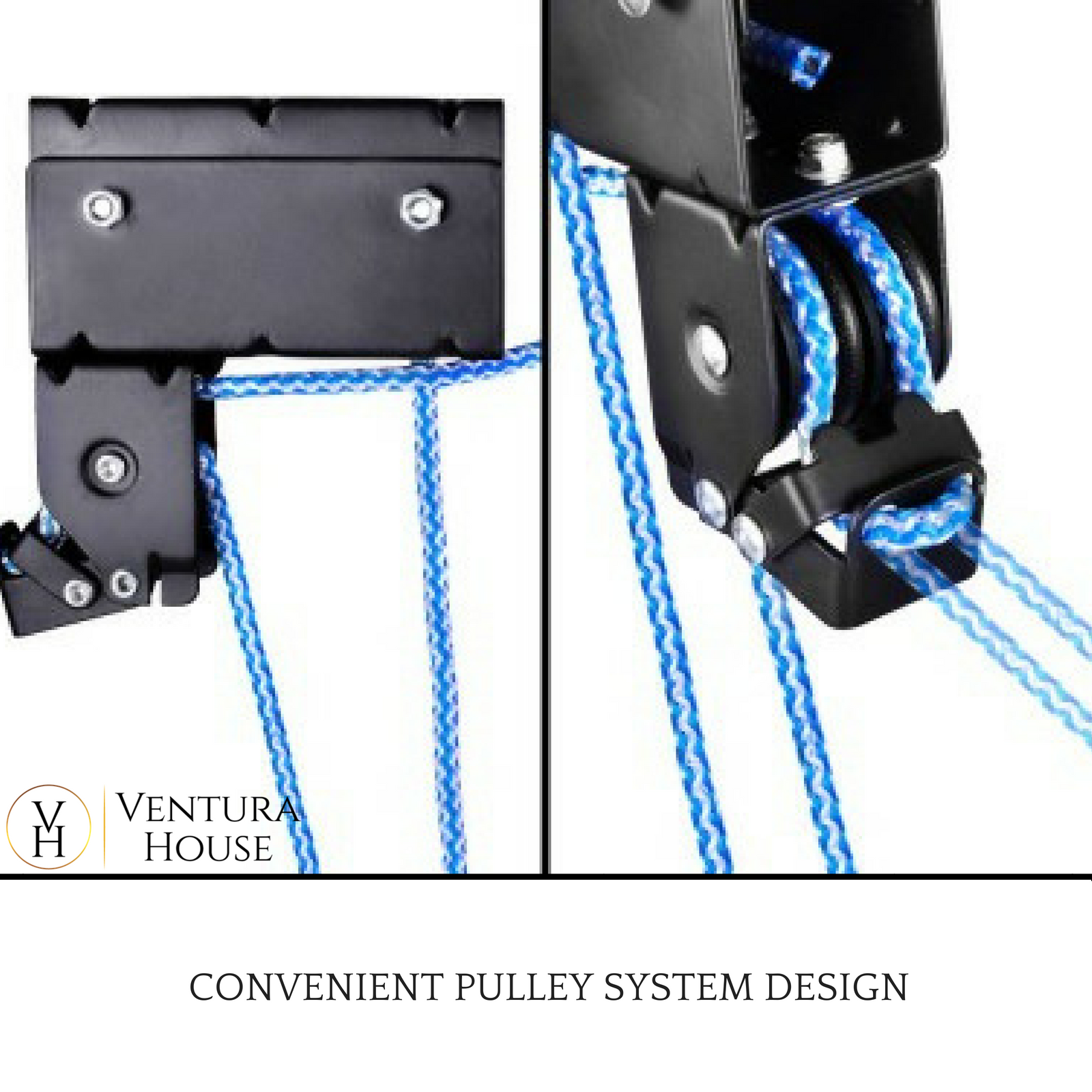 2 x Kayak Hoist Ceiling Rack Lift Pulley System 60 KG Capacity Garage Storage eBay