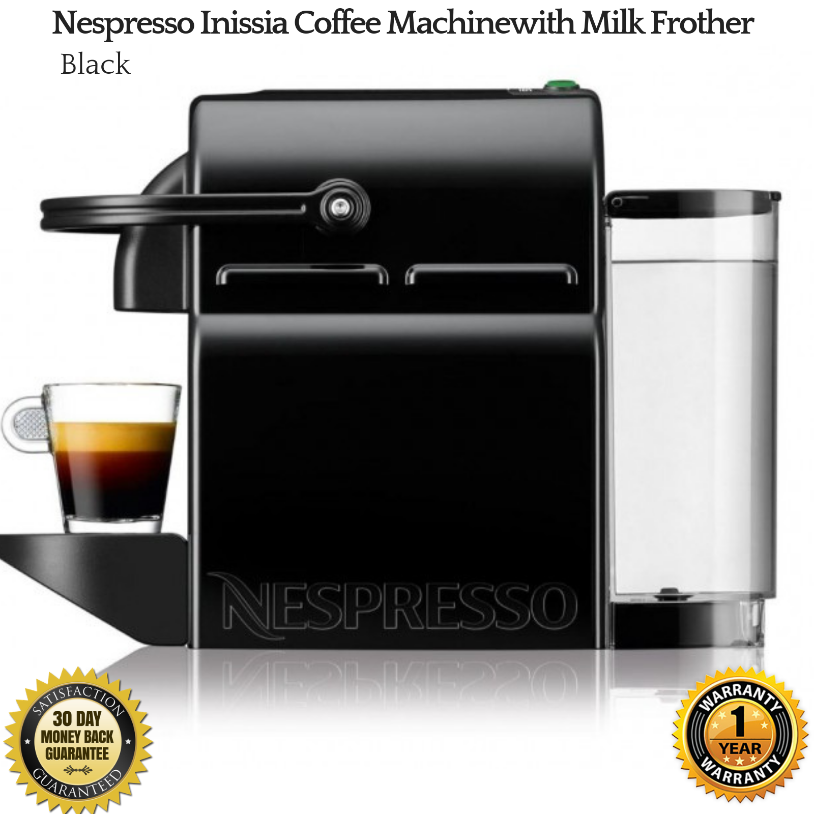 Nespresso Inissia Coffee Machine Bundled with Aeroccino3 ...