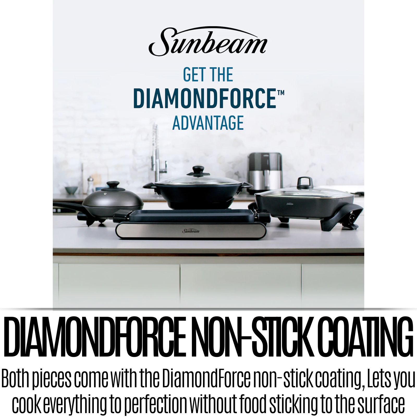 DiamondForce Banquet Frypan & Skillet Set