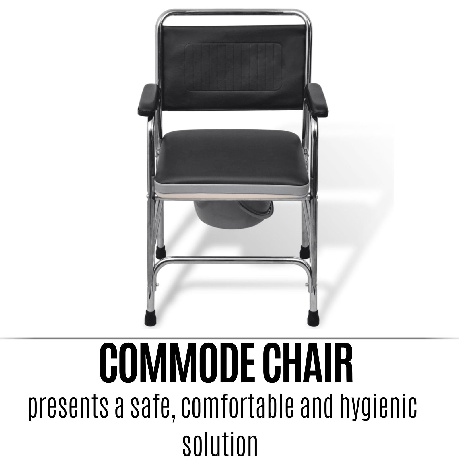 Commode Chair Steel